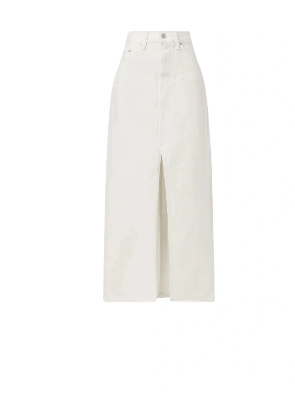 Levi’s- Ankle Colomn Skirt White High-Slit Maxi Skirt Size 29